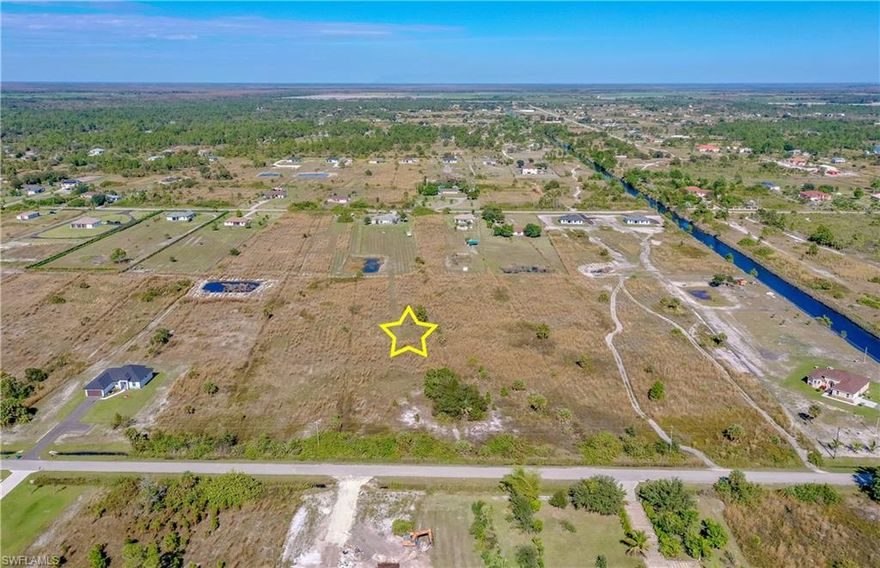 Beautiful 5 acre lot.  Build your dream home with no HOA dues and plenty of room.
