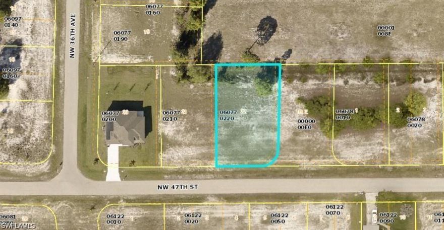 THIS LOT AND THE ONE TO THE EAST ARE AVAILABLE TO COMBINE! If you have been looking for a homesite where you can combine TWO LOTS INTO ONE QUADRUPLE LOT SITE - this is it!!  Begin planning your new luxury home without the added expense and delay of heavy clearing. This 95 x 151 OVERSIZED LOT in the growing NW CAPE CORAL is perfect (ALONG WITH THE LOT NEXT DOOR). Located IN AN AREA OF NEW AND NEWER CONSTRUCTION HOMES, the setting reflects the continued growth and investment happening throughout this part of the city. The property is MOSTLY CLEARED AND READY TO BUILD, making it easier to move from idea to construction. Buyers are encouraged to confirm all environmental information directly with the city or walk the property as part of their due diligence. The surrounding streetscape reflects pride of ownership and helps protect long-term property values while providing an attractive backdrop for your future residence. With its generous 81 x 151 dimensions (COMBINE THIS WITH THE LOT NEXT DOOR AND IT'S 176 x 151!), this homesite offers additional flexibility in home design and plenty of room for a pool, lanai, outdoor entertaining space, or a private garden retreat. Location also plays a major role in the appeal of this property. Situated in the desirable NW CAPE, you will enjoy a quiet residential atmosphere while remaining close to the conveniences that make daily life easy. Shopping, dining, schools, and parks are all nearby, and quick access to BURNT STORE ROAD and PINE ISLAND ROAD which provides a direct connection to CAPE CORAL, PUNTA GORDA, and surrounding areas. According to the City of Cape Coral, this property falls within the N10 UTILITY EXPANSION PROJECT, which at the time of listing is labeled “TO BE DETERMINED.” Buyers are encouraged to verify details directly with the City of Cape Coral, but the future designation for city utilities is an important factor that supports long-term growth and value in the area. Outdoor recreation is never far away. Nearby boat ramps provide easy access to local waterways, giving residents the opportunity to spend weekends boating, fishing, or exploring the region’s coastal beauty. From this location you are also within reach of the SPREADER CANAL and the GULF OF AMERICA and the world-famous white sand beaches of SANIBEL, CAPTIVA, AND FORT MYERS BEACH. Golf courses, parks, and community amenities throughout Cape Coral further enhance the Florida lifestyle. Cape Coral is pet friendly, rent friendly and NO HOA found here. Whether you are planning to BUILD NOW or secure land for a FUTURE INVESTMENT, this homesite offers space, location, and long-term potential. Bring your builder, your blueprints, and your vision—this NW CAPE CORAL property is ready for what comes next. NO VERBAL OFFERS.