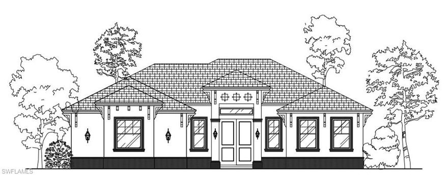 PRE-CONSTRUCTION HOME being built in a 1.59 acres lot, 100% upland, in the area of Golden Gate Estates will feature 3 bedrooms + DEN, 2 bath, & 2 car garage! Living area of 1,622 sq.ft and a grand total of 2,216 sq.ft. Upgrades include 24x24 porcelain tile throughout, crown molding, quartz countertops, stainless steel appliances, and solid wood cabinets! The living room and master suite will boast tray ceilings. Master wing will feature an oversized bedroom, spacious closet, double vanity, and glass door enclosed shower. The outside of this home will not disappoint either with a beautiful landscape, auto sprinkler system, and a large lanai. Impact resistant windows/doors! Early buyers will be able to customize their future home by selecting their flooring, granite, cabinets, colors and more! REVERSE OSMOSIS upgrade if under contract by July 2020! House will be completed by the end of November.
