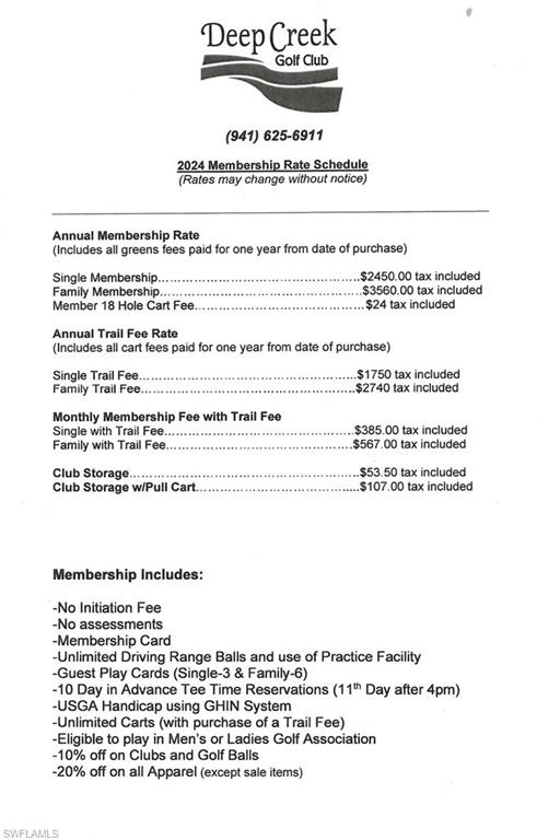 DEEP CREEK - Residential