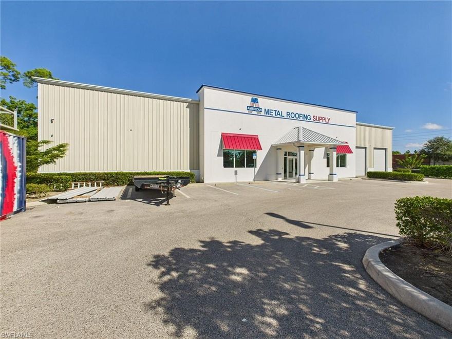 4750 Lexington Avenue, Fort Myers, FL is a well-located light industrial property for sale in Fort Myers, Florida, ideal for warehouse, distribution, flex space, contractor use, light manufacturing, and service-based businesses. This versatile Fort Myers industrial building offers a functional layout designed to support efficient business operations.

The property features approximately 1,579± square feet of office space and 13,108± square feet of warehouse space, providing an excellent balance between administrative offices and industrial operations. The office area is ideal for management, sales, or customer-facing functions, while the warehouse space supports storage, logistics, production, and equipment use.

This industrial property in Fort Myers offers convenient access to major roadways, commercial corridors, and Southwest Florida business hubs, enhancing distribution efficiency and employee accessibility. Ample on-site parking and easy delivery access make this building suitable for daily operational needs.

Ideal for owner-users, investors, and expanding businesses, 4750 Lexington Avenue presents a strong opportunity in the growing Fort Myers industrial real estate market. Perfect for companies seeking a warehouse with office space in Fort Myers, FL in a strategic and high-demand location.