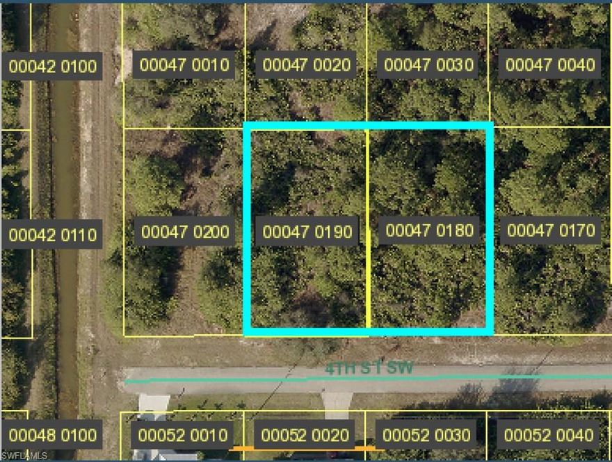 Don't miss your chance to buy this AMAZING half acre property in the best section of Lehigh Acres!!! This property is two side by side 0.25 acre lots being sold together to make one HUGE oversized lot. Single quarter acre lots in the area are selling for over $25,000, so this is a deal that can't be beat!! This property is conveniently located just blocks away from the best shopping and dining options that Lehigh Acres has to offer, and is surrounded by modern homes that are selling for $375,000!! This is an investment opportunity that you don't want to miss. Property Address: 3314/3316 4th St SW, Lehigh Acres, FL 33976