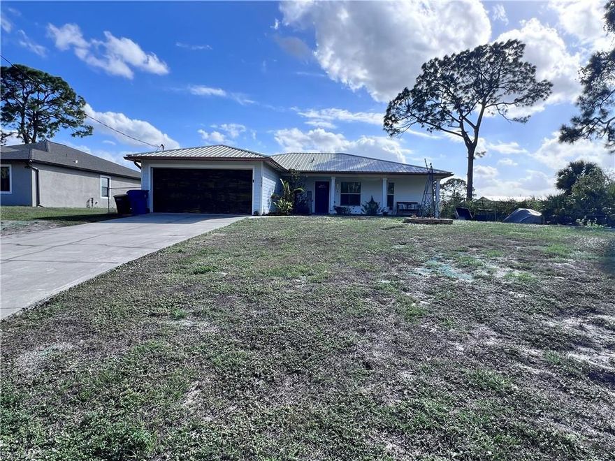 SEEKING A RESIDENCE IN CLOSE PROXIMITY TO SCHOOLS AND WITHIN 5-MINUTES DRIVE TO SHOPPING AMENITIES? LOOK NO FURTHER, AS THIS HOME OFFERS IDEAL COMBINATION OF FEATURES, INCLUDING 3 BEDROOMS IN A SPLIT PLAN, 2 BATHROOMS, A SPACIOUS FAMILY ROOM AND DINING AREA, THE KITCHEN FEATURES A SUITE OF SMART APPLIANCES, INCLUDING STOVE, REFRIGERATOR, AND MICROWAVE, TO FACILITATE EASIER COOKING, DISWASHER IS NOT SMART, MAIN ROOM WITH CALIFORNIA CLOSET, A BATHROOM WITH A LARGE SHOWER, DUAL VESSEL SINKS,INSIDE LAUNDRY ROOM, 4 CEILING FANS, 2 CAR GARAGE, AN OVERSIZE PATIO SLAB, COMPLETELY FENCED, AN ABOVE GROUND POOL, A STORAGE SHED,CITY WATER AND SEPTIC AND PLENTY OF PRIVACY BACKING ONTO A GREENBELT AREA, FRONT PORCH , METAL ROOF, SOLAR PANELS. DONT MISS THIS HOME.