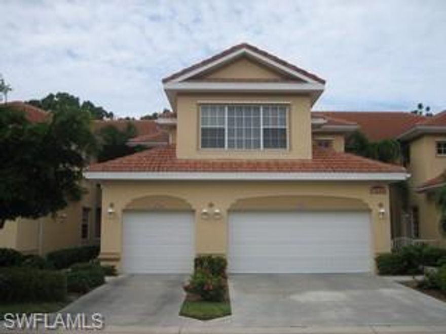 Avalon floor plan with two bedrooms, spacious den, two bathrooms, large laundry room with cabinetry and laundry sink, private lanai, and large one car garage with storage cabinets. The condo has numerous upgrades including tile back splash in kitchen, crown moldings, 42" cabinetry, upgraded tile in master bath, designer ceiling fans, lighting fixtures, and 2" wood blinds throughout. Neutral tones and ready to be decorated with your own colors! This is a great floor plan with split bedrooms and nearly 1750 sq.ft. of living space! Enjoy peaceful quiet evenings on your lanai with a private preserve view. Bell Tower Park amenities include a clubhouse, pool/spa, and state of the art fitness center which is just steps away from your front door!