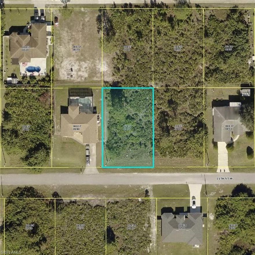 Residential lot in Lehigh Acres.