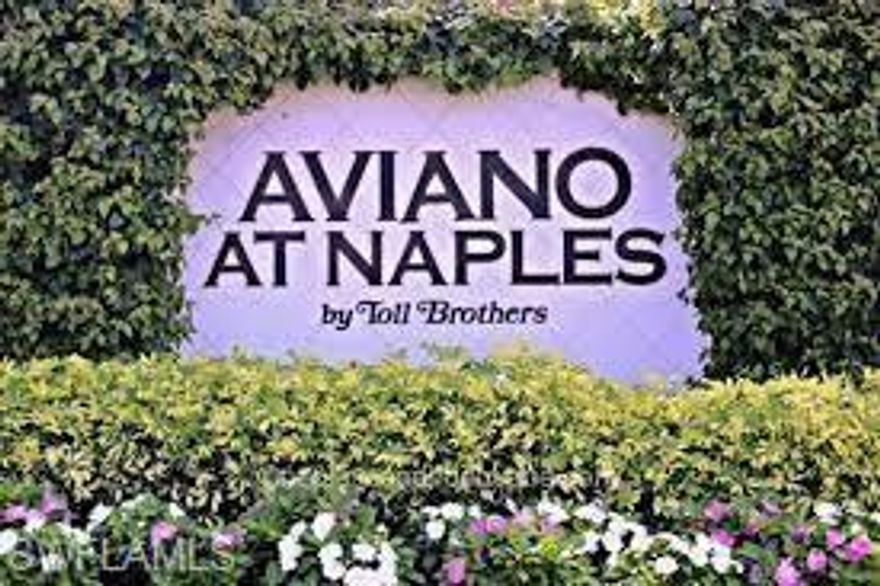 Your Dream home awaits in Naples, in the Aviano community, located conveniently on Livingston Road just south of Pine Ridge Rd. This ground floor end-unit gem boasts a spacious 2-car garage and a multitude of features designed for your comfort and lifestyle. Enjoy a luxurious primary bedroom, complete with an ensuite featuring a garden tub for relaxation, dual sinks, walk-in shower, and separate toilet room. The well-appointed kitchen offers a cozy eat-in area, with an elegant formal dining room for entertaining. The split bedroom design ensures privacy, while two additional bedrooms and a bathroom provide comfort for guests or family. Laundry day is made easy with an in-residence laundry room, and the property benefits from newer appliances and numerous upgrades. Step out to the large lanai, a peaceful haven overlooking beautifully landscaped grounds. A leisurely stroll to the community pool and clubhouse provides a perfect blend of privacy and community connection. Aviano's prime location is just minutes away from shopping, restaurants, Old Naples, and stunning local beaches. Your dream home is waiting, don't miss this opportunity to call Naples Florida your home.