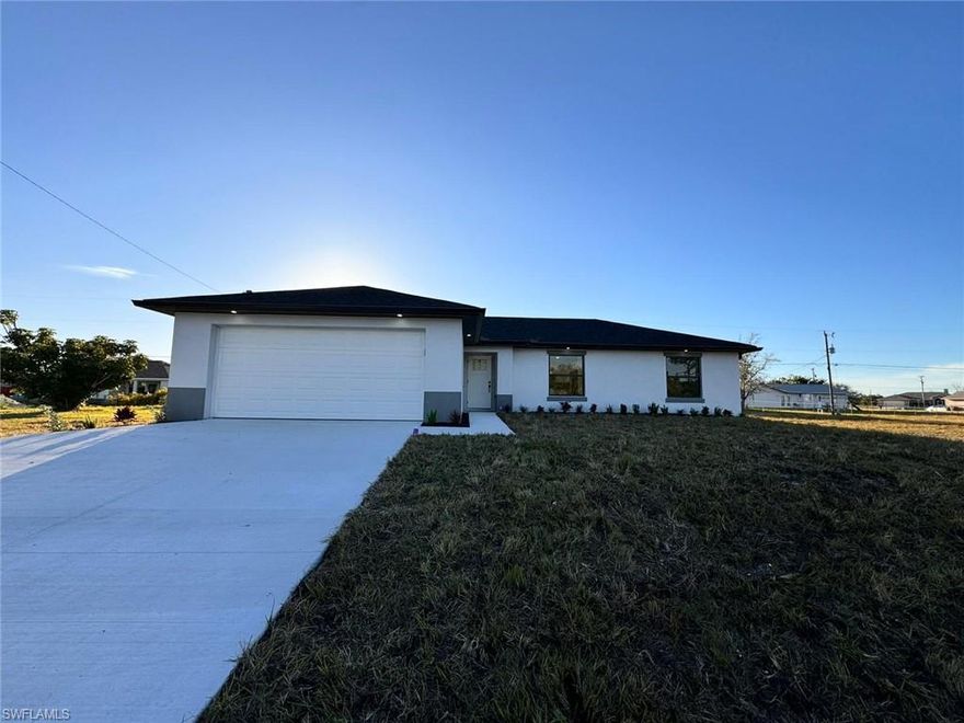 Do not miss this beautiful New Construction designed for the comfort of your family, this house has 3 bedrooms , two bath, a beautiful kitchen with luxurious countertop, laundry inside the house and washer/dryer hookup ready (hookup only); Make your Showing now!!!!!