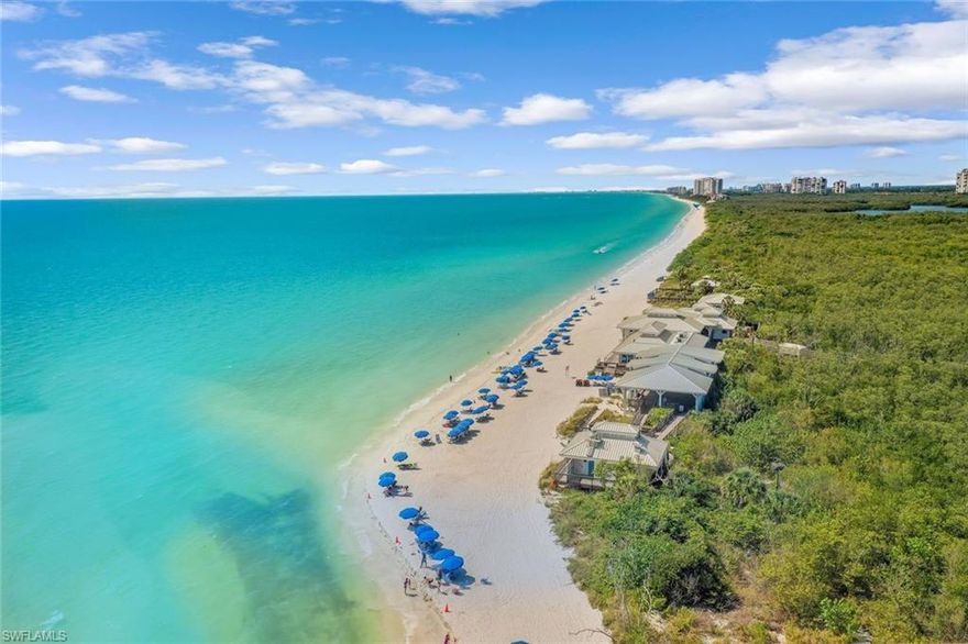 Imagine living close to 3 miles of pristine Naples beach with 2 members-only beachfront restaurants, for casual dining, plus attended beachfront private beach access, with lounges and umbrellas, for Pelican Bay members’ exclusive use.  Simply board the tram just a few steps from your doorway and in just a few minutes, with no need for a car, you can enjoy morning beachfront exercise, a day at the beach, or start the evening with beachfront dining.  If pickleball or tennis are your passion, you’ll find 20 pickleball courts and 26 hydro tennis courts. You can also relax poolside at Glencove’s heated, saltwater pool. Your home includes the largest floor plan available in Glencove and the front porch has been re-imagined and is now a Florida sun room or den enclosed  with premium, weather resistant glass windows and doors, plus privacy features which quickly convert this 2 bedroom home to 3 bedrooms when guests arrive. The open floor plan and wonderful kitchen with quartz countertops, stainless steel appliances, and premium porcelain tile flooring with a plank design throughout make this the home you want to return to after enjoying the amenities offered within the community known around the world as Pelican Bay. A home warranty is included for the new owner.