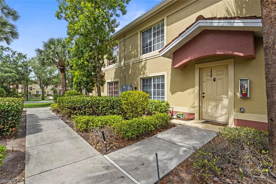 Welcome to this 3-bedroom, 2.5-bath townhome in the highly desirable Gateway community, where comfort, style, and location come together seamlessly. The spacious first floor features tile flooring throughout, a beautifully appointed kitchen with wood cabinetry and Corian countertops, and bathrooms with matching wood cabinets and tile finishes. Upstairs, the private primary suite includes an ensuite bath, accompanied by two guest bedrooms with a full bath, while a convenient powder room is located on the main level. Gateway residents enjoy a vibrant lifestyle with miles of scenic bike and jogging paths, tree-lined streets, and optional golf memberships at the Club at Gateway. Coming in 2026, the new Gateway Commons Master Park will offer an extraordinary recreational destination, including pickleball and bocce courts, a basketball court, gym, picnic pavilions, splash pad, playground, resort-style pool, dog park, event lawn, band shell, food truck court, and scenic overlook dock. For additional outdoor enjoyment, Linear Park provides over two miles of paved walking and jogging trails with convenient parking and safe access. Nearby, the Gateway Soccer Complex features multiple soccer fields, playground, restrooms, and concessions, with open play available when fields are not reserved. Perfectly located just minutes from Southwest Florida International Airport, JetBlue Park, Gulf Coast Town Center, Coconut Point, and the Gulf beaches of Fort Myers Beach, Sanibel, and Captiva, this home offers the best of Southwest Florida living. Enjoy comfort, convenience, and an unmatched amenity-rich lifestyle in a community that continues to grow and evolve.