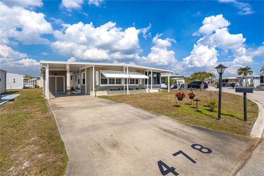 Welcome to your dream home in the beautiful Six Lakes Country Club! This stunning manufactured home boasts 2 bedrooms, 2 bathrooms, and a plethora of upgrades that will make you fall in love at first sight. The kitchen features sleek Formica counters and stainless-steel appliances, perfect for whipping up delicious meals for family and friends. The new roof and carport provide peace of mind, while the Florida room offers a tranquil space to relax and unwind. All appliances have been replaced in the last 3 years, ensuring that everything is in top-notch condition. The plywood subfloors and new electric panel add to the home's durability and functionality. This turnkey property sits on an oversized lot, offering plenty of space for outdoor activities and entertaining. With move-in ready convenience and modern amenities, this home is truly a gem waiting to be discovered. Don't miss out on the opportunity to make this your forever home in 2025! Six Lakes is an active adult resident owned manufactured home community w/ Executive 18-hole golf course, putting green, tennis courts, pro-shop, restaurant, community pool/spa, exercise room, pickle ball, shuffleboard, billiards, and soooo much more. Golfing is not mandatory but enjoying your retirement is.