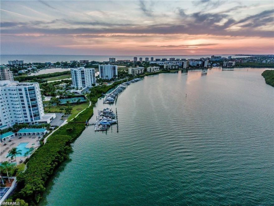 55’ BOAT SLIP (B24) AT WATERSIDE – 40,000 pound LIFT INCLUDED & DIRECT GULF ACCESS Exceptional opportunity to own a 55’ deep-water floating concrete boat slip (B24) in the highly desirable Waterside at Bay Beach community, located at 4187 Bay Beach Lane, Fort Myers Beach. Designed for convenience and performance, this slip includes a 40,000 LB boat lift, providing secure and efficient storage. Positioned for easy navigation, boaters will appreciate quick, unobstructed access to Estero Bay and the Gulf, reaching the Gulf in just minutes. Dock B24 is ideally located just steps from parking and near the dock entrance, allowing for effortless boarding and day-to-day use. The gated Bay Beach community offers controlled access, enhancing privacy and security. Nearby marinas and services provide convenient access to fuel, bait, and supplies, making this an excellent option for both recreational and serious boaters. Boat cooperative ownership with automatic renewal of submerged land lease. Quarterly fee of $880 includes water and private gate access; electricity is individually metered. A 6.5% Florida transfer tax applies, to be split equally between buyer and seller at closing. Ownership restricted to Bay Beach Lane condominium owners.
