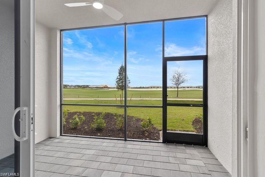 Experience resort-style living in this unfurnished 2-bedroom, 2-bath Arbor condo located in The National Golf & Country Club at Ave Maria. This inviting first-floor residence features an open-concept layout, modern finishes, and breathtaking golf course views—available for long-term lease.
A full golf membership is included with payment of membership transfer fee, granting you access to the professionally designed 18-hole championship course. Inside, the bright and spacious living area boasts high ceilings, stylish décor, and a well-appointed kitchen with stainless steel appliances and a large center island. The split-bedroom design offers privacy for guests or family, with each bedroom conveniently located to a full bath.
Relax on the screened-in lanai and take in serene golf course vistas and unforgettable Florida sunsets. Additional conveniences include an in-unit washer and dryer, covered parking, and elevator access—providing a turnkey, hassle-free lifestyle for year-round living.
As part of The National, you’ll enjoy world-class amenities including a resort-style zero-entry pool with lap lanes, three satellite pools, a poolside bar and grill, a 24-hour fitness center, a rejuvenating day spa, and courts for tennis, pickleball, and bocce. The clubhouse offers fine dining and a robust calendar of social events to enrich your experience.
Situated in the master-planned community of Ave Maria, you’re also steps from parks, walking trails, restaurants, shops, and a lively town center filled with entertainment.
Don’t miss your chance to live in one of Southwest Florida’s premier golf communities. Schedule your private showing today and embrace the ultimate Florida lifestyle.