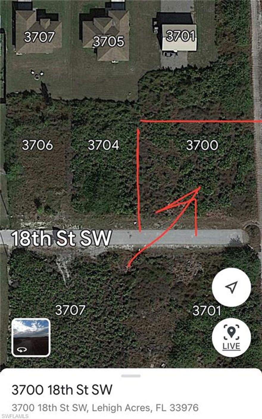 Half acre prime lot, that combined of 2 quarter acre lots and could be divided if desired. The price is for the .25 acr . The total price for half acre is 39,000. Will not last
