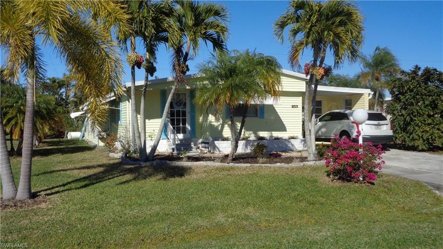 DON’T BE FOOLED!!! While 840 Sq.Ft. of living area, this home features an additional 1,380 Sq. Ft. of finished area totaling 2,220 Sq. Ft. to use as you please.  The Primary Bedroom has an en suite bathroom with walk-in shower.  The guest bedroom suite is privately located off the open kitchen, dining area.  Kitchen has an island & upgraded appliances + OODLES of storage.  The supplemental recreation room offers in-ground HOT TUB!  The light & bright integrated lounge area features lots of windows.  Additionally you will LOVE the LARGE recently finished entertainment room, fully insulated & perfect for mini-split A/C if desired.  DON’T FORGET to discover the utility area with additional appliances PLUS a bonus room with private entrance!!!  Garden room is conveniently accessed for tool storage.  THIS 55+ COMMUNITY is a hidden gem featuring privacy, tranquility, friendship & peace.  Only $45 ANNUAL FEES!!!!  THIS ONE IS A MUST SEE for affordable year round or seasonal living!  INTERIOR PHOTOS COMING SOON!!!!!