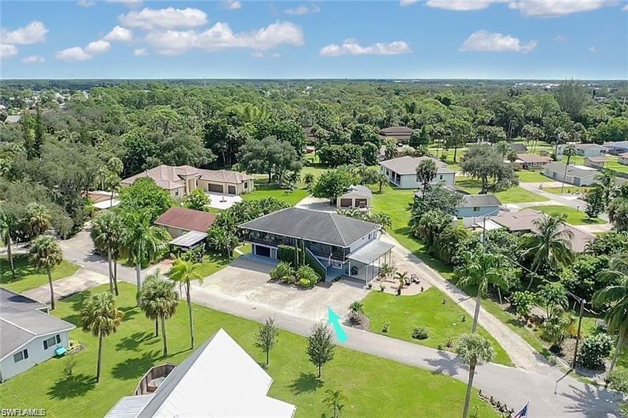 Assumable loan. On record as a duplex, however, property is actually built out as a triplex. This WEST facing, updated duplex offers more than meets the eye. With private neighborhood access to the Imperial River to kayak or canoe, this is a one of a kind property! The two units upstairs offer 2 bedrooms and 1 bathroom, with 1 unit having a small den. All appliances are less than 2 years old. There is a non-conforming 1 bedroom 1 bath plus den downstairs with its own address where the current owners live. There is a full 4 car attached garage to service all of the living spaces. There is also a covered carport for RV or boat parking with RV electrical available. No restrictions and no HOA make this a great place for short-term renting or live there yourself! Extra storage is provided in the garage for upstairs units in lockable closets. The sunset views are indescribable. This a must-see!