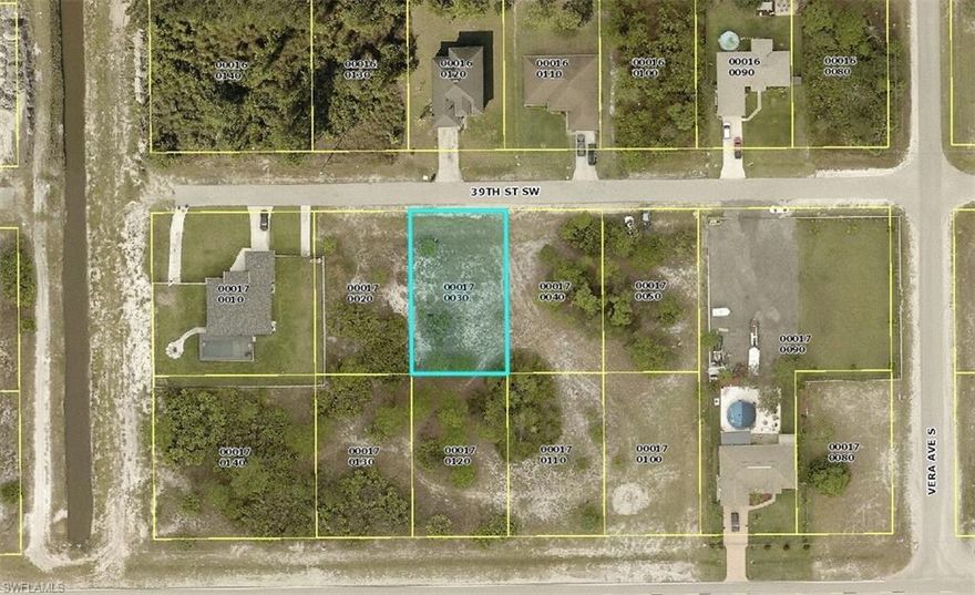 This lot in Lehigh acres is located near golf courses, shopping, parks, restaurants and schools! A short drive will get you to the Caloosahatchee river and beaches. A very affordable place to live in southwest Florida!!