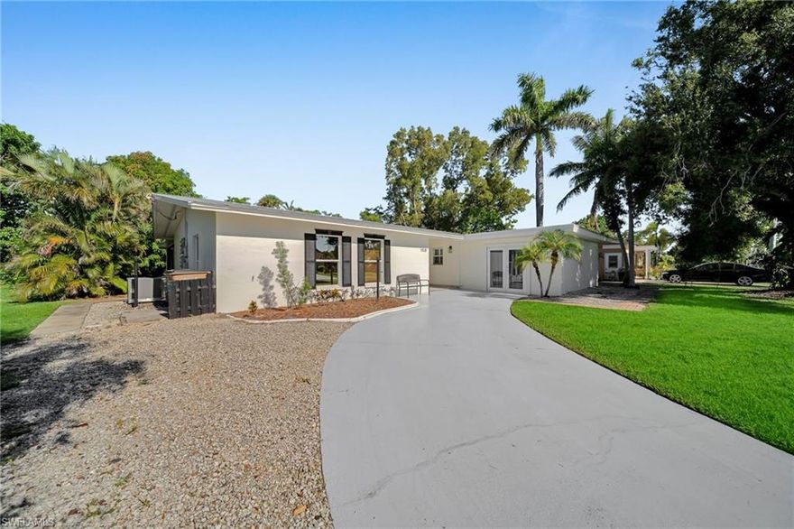 EXCITING NEW LISTING!! Move-in ready home in Southeast Cape Coral featuring numerous upgrades and great outdoor living. Enjoy plantation shutters throughout and impact-resistant sliding glass doors for style and peace of mind.

Recent improvements include a metal roof, new lanai roof, new insulation, updated plumbing, new electrical panel, and new A/C. This house has top of the line features. 

Relax or entertain in the spacious screened lanai, complete with a billiard table and patio furniture. The yard features fruit-bearing starfruit trees, adding a unique tropical touch.

Sold partially furnished for added convenience. Great location close to shopping, dining, and more.
Come tour this property today.