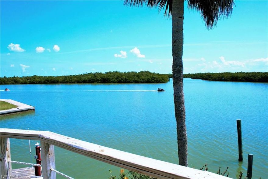 Views of the river and bay with direct Gulf access. Enjoy the tropical lifestyle in this Old Florida style home, just minutes to the Ten Thousand Islands, world class fishing & pristine beaches. Watch the dolphins & manatees swim by from the balcony. This home features beautiful wood ceilings, stainless steel appliances & dock with boat lift. New a/c 2014, new roof 2009