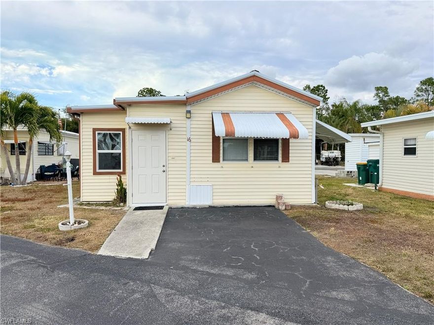 Embrace the Florida lifestyle you dream of in this home, nestled within one of Southwest Florida's desirable Gulf access communities—where low fees meet luxury living.
The residence offers 1 bedroom, 2 full baths, and an air-conditioned lanai that extends your living space year-round. The home comes fully furnished and move-in ready.
UPDATES include:  2017 HVAC system, 2018 Metal Roof and Granite countertops.
BOATER'S PARADISE:  What distinguishes this community is direct Gulf access via a private community boat ramp, with boat storage facilities (subject to availability). Cast off for fishing, explore nearby barrier islands, or cruise to waterfront dining—all from your own backyard community.
RESORT-STYLE AMENITIES:  This 55+ community offers the perfect balance of relaxation and recreation. Enjoy a community pool, rally on the pickleball or tennis courts, socialize in the clubhouse, or enjoy friendly competition at the billiards table.  Whether you're seeking a seasonal sanctuary to escape northern winters or your forever home on Florida's Gulf Coast, this property offers affordable coastal living.