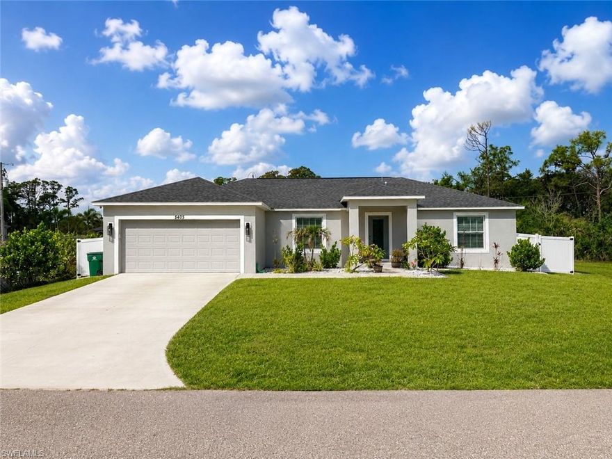 Welcome to your next chapter in sunny Southwest Florida! Why wait months for new construction when this beautifully maintained home at 5405 Bearup St in Port Charlotte is move-in ready and waiting for you now? The sellers are upsizing and motivated, creating an incredible opportunity for the next owner to enjoy modern living without the delays, extra expenses, or hassle of building.
This spacious home features desirable tile flooring throughout, elegant granite countertops, an open-concept layout, and a bright kitchen perfect for entertaining family and friends. The split-bedroom floor plan offers comfort and privacy, while the neutral finishes create the perfect canvas for your personal style. Step outside and enjoy the backyard with plenty of room for pets, play, gardening, or even a future pool.
Conveniently located close to shopping, restaurants, schools, and everyday conveniences, this home also offers quick access to nearby boat ramps, making it ideal for boating and fishing enthusiasts eager to enjoy the Florida lifestyle. Whether you are searching for your first home, seasonal getaway, or an investment opportunity, this property delivers modern comfort, location, and value all in one package. Don’t miss your chance to own this beautiful Port Charlotte home before someone else does!