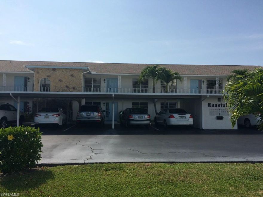 Spectacular first floor Gulf access condo is too good to last!  You'll fall in love with the size of the unit..so spacious with over 1380 square feet of living area! Fantastic floor plan featuring a extra room, large kitchen
with breakfast bar, lovely master suite featuring walk in closet and overlooking stunning wide Rubicon Canal.
First come first serve assigned boat docks, heated community pool with intersecting water views & tropical, lush well maintained grounds provide resort-like feel.  Wonderful location nearby both midpoint and south Ft. Myers
bridges and close to downtown Cape for shopping and restaurants. Screened and tiled lanai, rear window replaced with storm/hurricane rated window, walking distance to Veterans Park, plantation shutters, wood-like
laminate flooring in den and so much more! Unit is sold turnkey/furnished..hurry, don't delay...opportunity is knocking to own this exceptional condo!