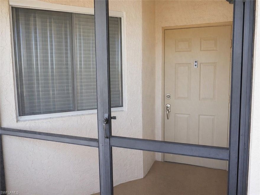 Move-in ready home in an exclusive 55+ golf community NO green fees or trail fees.
Spacious condo with lake and fairway views. Primary suite with ensuite bath, guest bath, and enclosed lanai. IMPACT glass doors and windows throughout. Community amenities: 18-hole golf course, 6 tennis courts, pickleball, shuffleboard, restaurant, and 24/7 security. Close to the airport, restaurants, shopping, and entertainment.