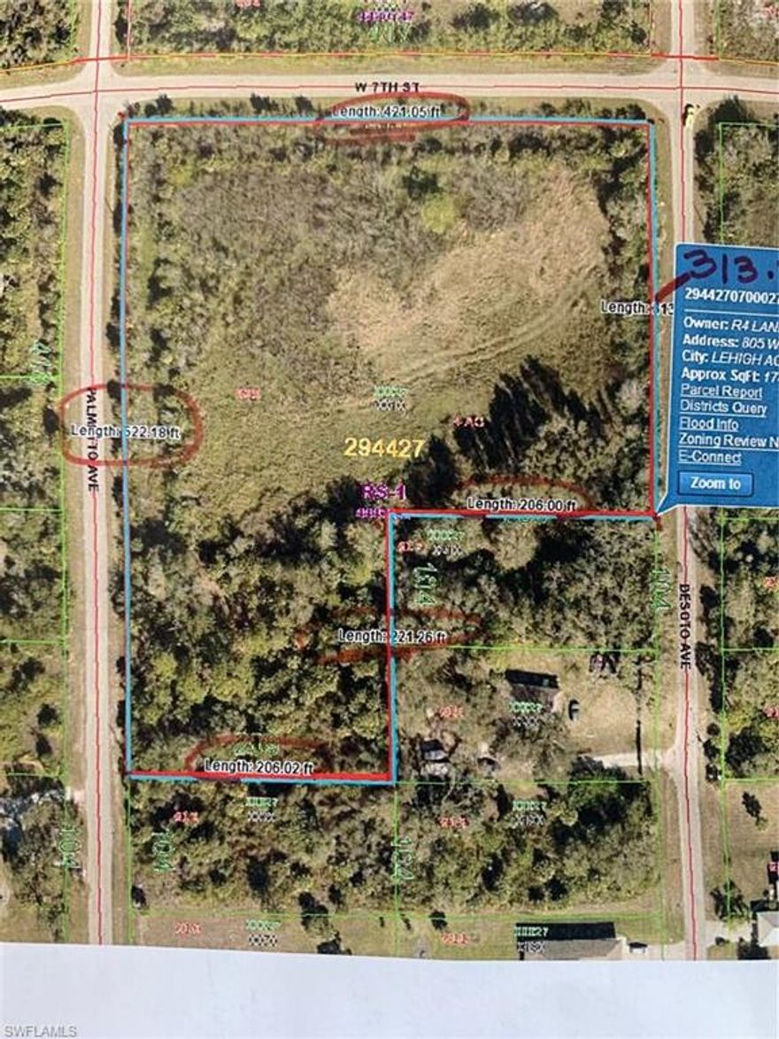 This piece of Land is ready to build your dream home. Quiet and family friendly neighborhood. Investor pay attention this property can easily be divided into 10 lots.
