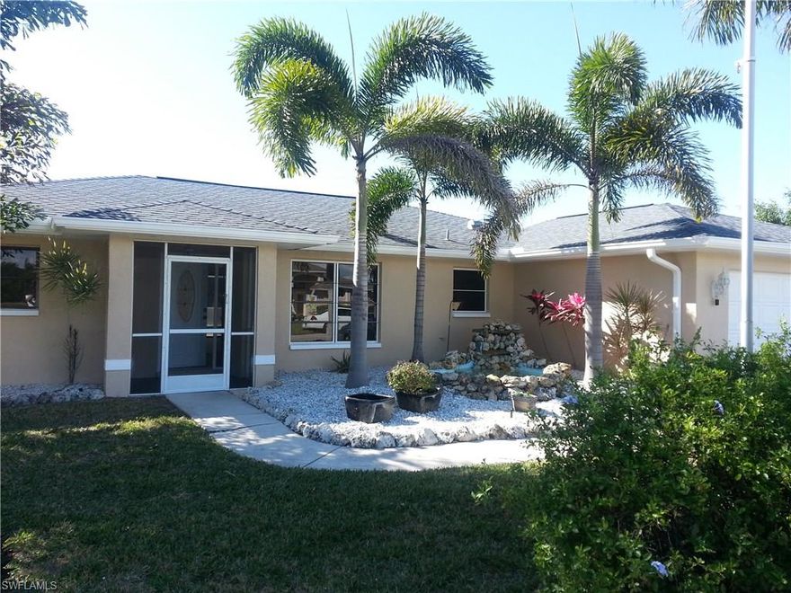 TERRIFIC  Three Bedroom 2 Bath POOL Home IN GREAT LOCATION. RECENTLY REMODELED with Granite Counter tops, New Whirlpool Stainless Steel Appliance Package,  New Back Splash , all newly painted both interior and exterior.  SPECIAL FEATURES include surround sound wiring, cable and Wi Fi hookup in each room, solar lighted flag pole and fish pond in front yard. AND ALL ASSESSMENTS PAID.