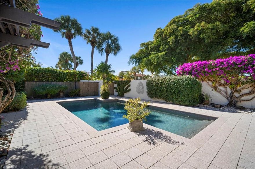 Step into a rare opportunity within the coveted Tierra Mar enclave of Pelican Bay, where privacy, light, and possibility come together in perfect harmony. This inviting villa unfolds around a sun-drenched outdoor courtyard with a private pool—an intimate sanctuary waiting to be reimagined as your personal Naples escape.

Natural light pours through soaring ceilings and expansive windows, illuminating an open, flowing layout that blurs the line between indoors and out. With two bedrooms, two baths, and a flexible den, the home offers generous living spaces designed for connection, comfort, and quiet retreat. At its heart, the courtyard beckons—an ideal setting for morning coffee beneath lush greenery, afternoon swims, and evenings spent entertaining beneath the stars. With thoughtful landscaping and inspired design, it holds the promise of something truly special.

An oversized two-car garage and low HOA fees add ease and practicality, while the setting places you within one of Naples’ most treasured communities. As a Pelican Bay resident, you’ll enjoy private beach access with beachfront dining, miles of scenic walking and biking paths, kayaking through serene waterways, and world-class amenities including tennis, pickleball, and a state-of-the-art fitness center. Artis–Naples and the Waterside Shops are just moments away, offering culture, cuisine, and luxury at your doorstep.

Whether you’re drawn to the creative journey of transformation or the quiet allure of a home filled with potential, this villa offers more than a residence—it offers the chance to craft a life defined by beauty, balance, and the timeless elegance of Pelican Bay.