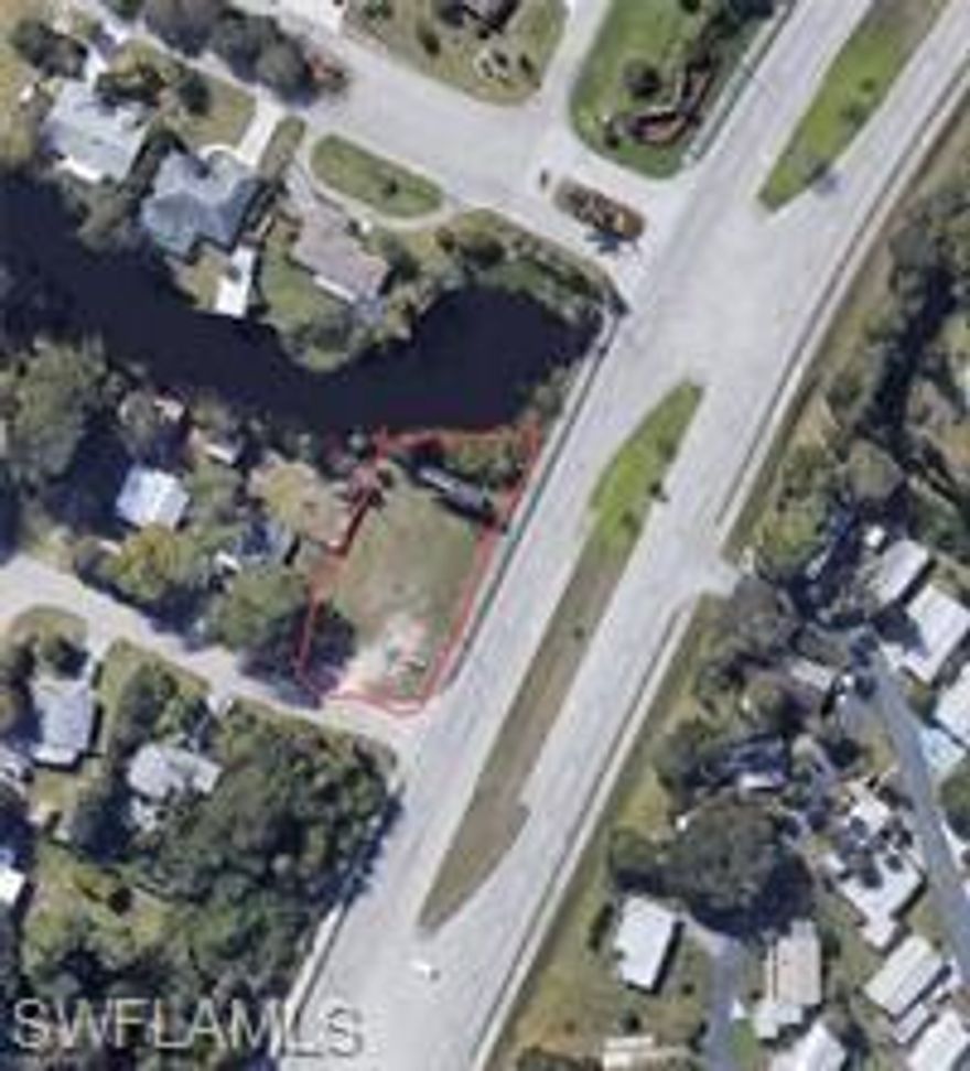COMMERCIAL LOT WITH FRONTAGE ON NAVIGABLE WATERWAY located at 2271 Flamingo Dr N Ft Myers, FL 33917! This property is already zoned C1A -  which includes over 100 allowable uses, including single-family, multi-family, office, retail, and storage, among others.

Located on Bayshore Rd. at the entrance to Riverbend, a 200-acre riverfront community, this area is lacking in commercial services, with thousands of rooftops recently added  with Del Webb's new Oak Creek, and Lennar's Bayshore Ranch developments. Dock construction is also allowable, without the burden of onerous federal and state regulations. Don't miss out on this amazing opportunity to invest in one of the most coveted zoning categories in the area!