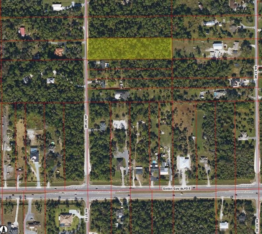 OFF GOLDEN GATE BLVD. Plans and builder available. 100% uplands! Located in an amazing area, this property offers both privacy and convenience. The adjacent lot is also available and is confirmed to be uplands as well. You have the rare opportunity to purchase both parcels for a total of 5 acres of high and dry land  perfect for building your dream estate!