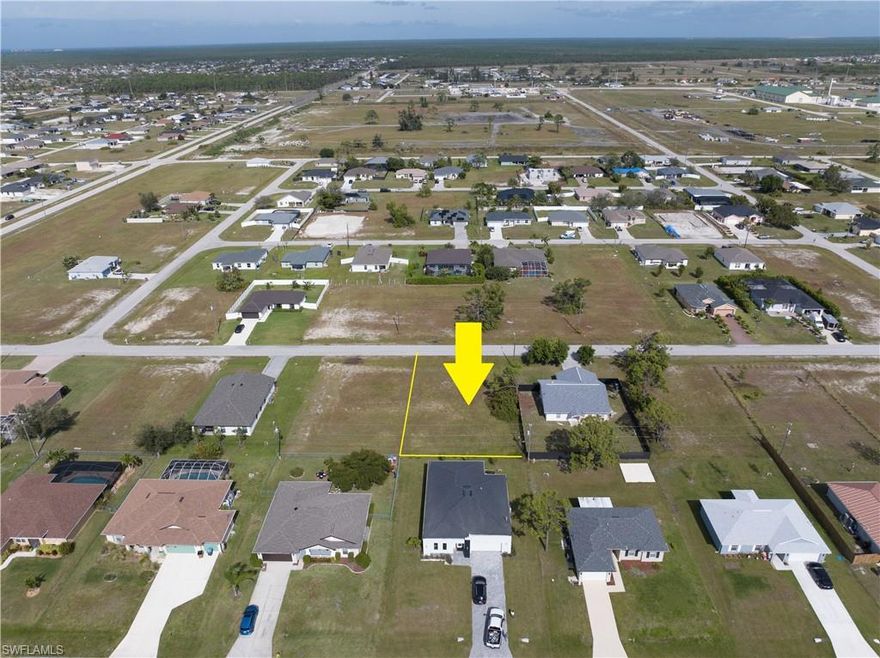 AWESOME opportunity to own 0.23-acre vacant residential lot in peaceful NW Cape Coral for building your dream home! This ready-to-build rectangular shape lot allows your creativity to design your home with space for indoor & outdoor living. Enjoy the quiet residential neighborhood feel while staying conveniently close to essential amenities. This great location allows easy access to mother's nature beauties and tons of recreational activities just a few minutes away! There is no property warnings or notes and no flood insurance needed upon construction. City water and sewer assessments only in 2045 (UEP North 10). Plenty of time to own, build & enjoy your own SWFL piece of paradise before central water/sewer assessments are brought about! Don't miss out this exceptional opportunity to invest in your ideal living space and for what the future holds for you! Act now securing this valuable property & make your vision a reality! Property is close to Pine Island Rd, West-East corridor leading to I41 and I75 (North-South Bounds), giving you easy access to other cities north Venice, Siesta Key, Sarasota & south Fort Myers, Naples, Marco Island & Punta Gorda & SWFL International Airports!