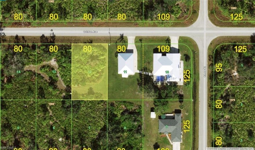 No HOA, deed restrictions or CDDs!!! Don't wait until demand exceeds supply! This great Residential Single Family Home zoned lot in beautiful Port Charlotte is just waiting for you!! This is nearly a quarter of an acre of the sunny Florida dream. Although out in the scenic Florida landscape, this lot is still conveniently located to shopping, dining, banking, etc. New construction is everywhere you look and you can be part of the action. Information about builders available upon request. Also perfect for self-directed IRA's, 401K's and other investment portfolios. 10.8 MILES TO THE ENGLEWOOD BEACH!