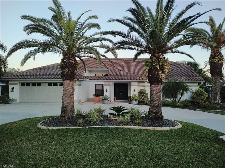 Professional photos coming soon! Private and serene pool home West of US 41 in the gated community of Vanderbilt Lakes.  Nestled in a prime location just a short bike ride to breathtaking beaches and sunsets or boutique shopping destinations.  This hidden gem offers low annual HOA fees, making it an unparalleled value. A lush tropical setting greets you from the street. Inside, this well maintained 3 bedroom, 2 bath home features formal living/dining as well as a spacious family room with fireplace, breakfast bar and dining area.  The many upgrades include, new flooring throughout, newly painted interior, new window treatments 2025, new heat pump for the pool 2024, completely renovated pool with the addition of a swim-out bench 2025, new kitchen appliances in 2023 and the list goes on. The outdoor oasis boasts a relaxed environment with a large outdoor entertaining area. The private lanai overlooks a quiet preserve great for alfresco dining with an outdoor kitchen (new in 2025), bar area and seating, gas grill, and oversized sparkling pool.  Whether you enjoy soaking up the sun poolside or on the pristine sands of nearby Gulf beaches, this home offers the best South Florida living has to offer. Embrace the carefree lifestyle and enjoy a slice of paradise tucked away in this highly desirable community.