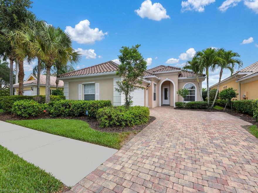 BEST DEAL IN VERONA WALK RIGHT NOW !

-BRAND NEW TILE ROOF (2021)
-POURED CONCRETE STRUCTURE (CURRENT HOMEOWNERS ENJOY LOW INSURANCE RATES)
-TWO MASTER BATHROOMS (FRAMELESS GLASS DOORS) (SEPARATE TUB AND SHOWER)
-HIGH CEILINGS THROUGHOUT THE HOUSE
-LAKE VIEW!
-SPACIOUS 2 CAR GARAGE + SPACIOUS DRIVEWAY PARKING SPACE 
-PRIVATE POOL (WITH KEYSTONE DECK, SCREEN ENCLOSURE AND PRIVACY WALL)
-SEPARATE TUB AND SHOWER

AMENITIES:

Town Center Clubhouse - 25,000 Sq. Ft.
State-of-the-Art Fitness Center
Dance Studio
Library
Computers
Card Room
Game Room
Catering Kitchen
Multi-Purpose Room
Meeting Rooms
Verona Bistro Restaurant
Ballroom
Outdoor Resort-Style Pool
Outdoor Lap Pool
8 Lighted Tennis Courts
3 Bocce Ball Courts
Pickleball Courts
Lighted Basketball Court
Playground for Grandkids
Beauty Salon & Boutique
Cafe/Market
Gas Station
Car Wash
Post Office
Travel Agency
Landmark Clock Tower
Walking & Biking Trails
Parks & Natural Space
Lakeside Gazebo
Scenic Lakes

ALL MEASUREMENTS AND SPECIFICATIONS ARE BASED ON PUBLIC INFORMATION, BUYERS MUST VERIFY THE ACCURACY OF ALL INFORMATION PROVIDED ON THIS LISTING.