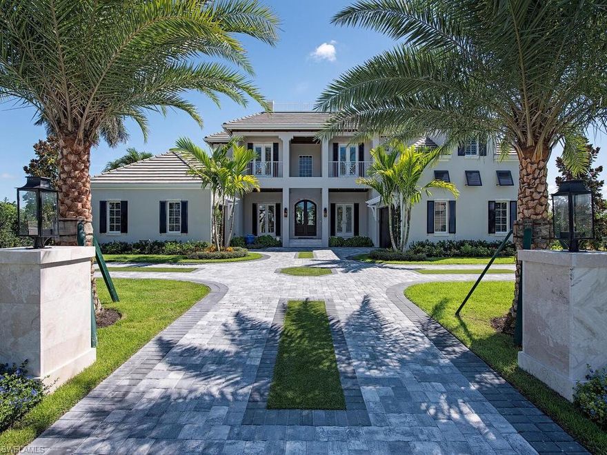 Immerse yourself into a carefree coastal, luxury living experience with this stunning Port Royal 6,455 sf residence with magnificently designed custom furnishings. Upon arrival, embrace a mesmerizing and inviting synergy of architectural design, courtesy of MHK, redesigned to showcase the home’s many desirable features. Gorgeous Legno Bastone oak wood floors and complemented by wood buildouts pair exceptionally well with the contemporary coastal flair invoking an enchanting ambiance while elevating the home into an established elegance. This resort-style showstopper heralds a dramatic wrap-around staircase, a focal point, that flows seamlessly throughout the home and is nestled comfortably above a 288 bottle, air-conditioned, walk-in wine room. Retreating walls with a seamless transition into saltwater pool and spa. Numerous necessities are included: high-impact windows, electric hurricane shutters, air-conditioned storage room, four-story elevator access, whole-home lighting, HVACs w/ dehumidifier, propane tank, generator & integrated security. A unique opportunity to get your dream home in Port Royal without the long wait and cost of a new build. Port Royal Club Eligibility.