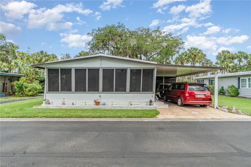 Discover this delightful 2-bedroom, 2-bathroom furnished manufactured home nestled in the peaceful boating community of Oak Park in Alva. Step into the bright and spacious sunroom — perfect for relaxing or entertaining friends and family.

Boating enthusiasts will appreciate the marina access, boat docking, and boat storage options available, truly making this a boater’s paradise. There's even RV storage on-site to accommodate your travel and outdoor lifestyle.

A large shed offers plenty of room for tools and extras, and the private helicopter pad provides peace of mind with quick emergency access if ever needed.

Tucked away in a quiet, private setting and surrounded by nature, this home offers a rare combination of comfort, convenience, and adventure-ready amenities.