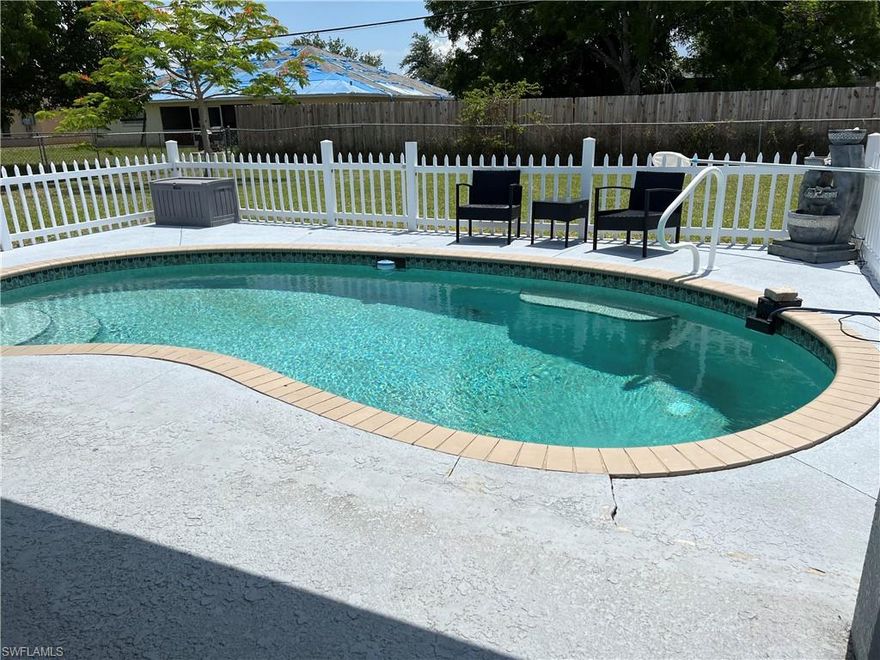 Beautifully maintained 6-bedroom, 4-bathroom duplex located in the heart of Cape Coral, just minutes from Del Prado Blvd, shopping, dining, and local parks. This well-designed property offers two spacious units, each featuring a private entrance, attached garage, and laundry, providing comfort and privacy for tenants or owners alike. Inside, both units showcase bright open-concept living and dining areas with tile flooring throughout, creating a clean, low-maintenance space ideal for Florida living. The kitchens are equipped with modern appliances and ample cabinet space, while the spacious bedrooms offer generous closet storage. Step outside to enjoy the inviting pool area overlooking the backyard, perfect for relaxing or entertaining. With additional a new roof and driveway parking and desirable central location, this property offers excellent rental income potential or multi-generational living opportunities. Conveniently located near shopping, restaurants, and major roadways, this duplex is a fantastic opportunity for investors or buyers looking to live in one unit and rent the other. Schedule your private showing today.