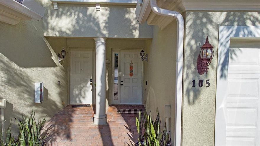 Beautifully decorated 2,334 sq ft 3 bedroom/2.5 bath townhome.  Brand new roof and A/C just installed.  Fresh paint, crown molding and new LVP flooring on the second level.  This is the largest and lowest price per sq ft. listed in Mariposa.  This home boasts a formal dining area, screened lanai, spacious kitchen, and LOFT! Large kitchen has tons of storage and counter space along with breakfast bar and informal dining area. It opens to the large living room and lanai. The upstairs loft adds a cozy feel and leads to each bedroom. Master suite has two closets (one large walk-in, one standard), large bathroom with separate tub and shower, all new fixtures and toilet closet. Both guest bedrooms can accommodate king size beds. The shared bathroom has two sinks and lots of counter space. Laundry room is conveniently located upstairs. Attached two car garage. Mariposa Community amenities include pool, community room, and exercise room. Location can't be beat - close to the beach, dining, shopping, activities, and I-75. **Highly desired Osceola Elementary/Pine Ridge Middle/Barron Collier High school zone!!**