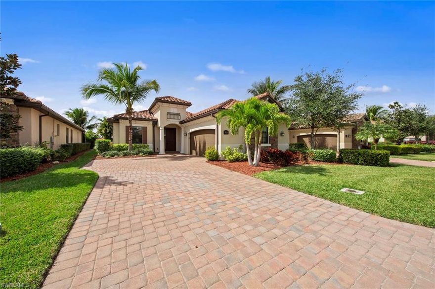 Magnificent home, with every detail completed and meticulously maintained This stunning Victoria model is perfect for entertaining & enjoying the resort lifestyle that Bonita National offers. This home comes with the Social and Golf membership located on the 14th fairway, Decorated to the nines with warm coastal colors & offered TURNKEY with everything included, just bring your bathing suit. 2 bedrooms plus nice den/office that could also work as a 3rd bedroom and 2.5 bath. Open concept interiors with tray ceilings in living room & dining room. The split floor plan is perfect for guests. Lovely pool/spa, plus pool bath to enjoy while you watch the sunset each night & barbecue in your built-in outdoor kitchen on your lanai. High impact windows & sliders throughout & a 2-car garage with epoxy floor. Bonita National offers resort style living including: The Gordon Lewis designed award winning golf course which the golfers love. Resort style lagoon pool, Jacuzzi, lap pool along with the state-of-the-art fitness center, yoga/exercise studio, active tennis with a pro on site. Both casual & fine dining options are available to all residents. This is the home to own!