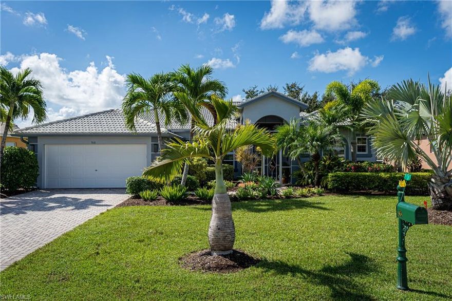 Welcome to your stunning SW Florida home with spectacular lake views. This meticulously maintained & tastefully updated home is a rare find. From the fully remodeled kitchen with stainless steel appliances, granite counters & basket-weave tile backsplash, to the recently updated bathrooms, this home is a must see. Enjoy both the front & rear screened lanais, & the fully fenced back yard with a southern exposure which can easily accommodate a private pool & spa. Some of the many features of this beautiful home include; crown molding throughout, brand new carpet in the bedrooms, updated lighting & ceiling fans, impact resistant windows (2-years old), wood-inlay ceiling over foyer, 2-attic storage spaces, newer front door & fiberoptic cable/internet which is provided by the HOA. Fishing & non-motorized watercraft is allowed throughout the community on a network of 150 acres of lakes. There is Boat/RV storage on-site within the community and it’s very affordable ($600/year). “A” rated schools and Big Corkscrew Island Regional Park will be directly behind the community.