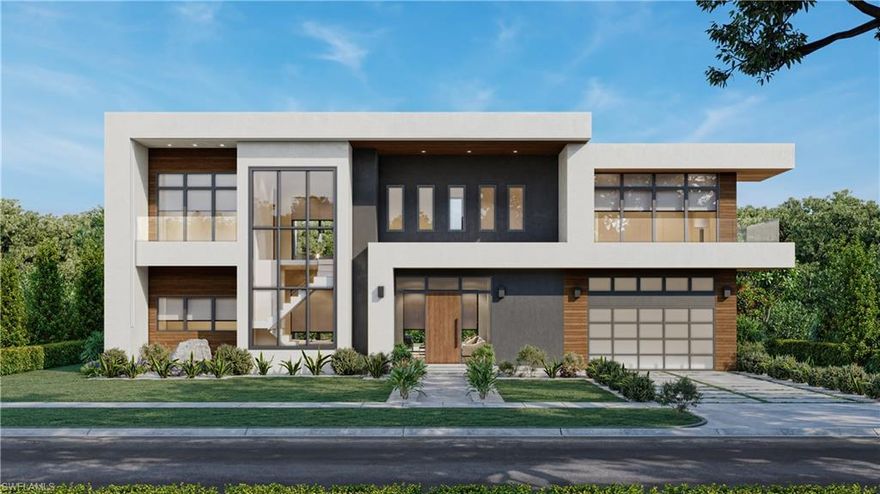 Discover a stunning contemporary new construction residence, thoughtfully designed and set for completion in early summer 2026. This exceptional four-bedroom, four-bath home offers striking curb appeal and generous living spaces, perfectly suited for both seasonal enjoyment and year-round living.

Designed with both elegance and functionality in mind, each bedroom features its own private balcony—inviting you to enjoy tranquil mornings with soft bay views from the front, and unwind in the evenings overlooking the serene pool setting in the back. The home seamlessly blends indoor and outdoor living, highlighted by expansive floor-to-ceiling windows that flood the space with natural light and showcase the surrounding natural beauty.

The interior boasts refined finishes, including sleek tile flooring on the main level and warm wood flooring upstairs, creating a perfect balance of modern sophistication and comfort. Soaring ceilings and dramatic architectural lines provide a grand yet inviting atmosphere, offering the ideal backdrop to bring your personal design vision to life.

Nestled on a charming, quiet street, this home offers a peaceful retreat while still delivering the luxury and style today’s buyers seek. A true opportunity to own a beautifully crafted home where every detail inspires elevated living.