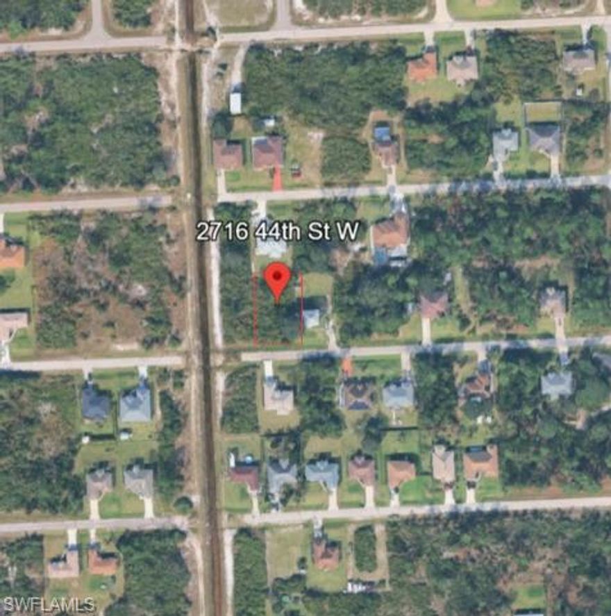 Vacant residential lot located in Lehigh Acres. Great opportunity for new construction or investment. Buyers to verify zoning, utilities, flood zone, and building requirements. Information deemed reliable but not guaranteed.