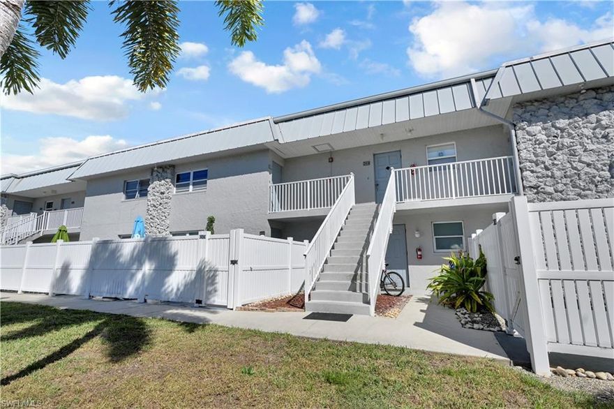 Welcome to easy Florida living at this perfectly located 1/1 condo in the heart of Fort Myers! This inviting condo offers comfort, convenience, and a low-maintenance lifestyle ideal for seasonal residents, first-time buyers, or anyone looking to enjoy Southwest Florida year-round. Step inside to a bright and functional layout featuring an open living area with easy access to the eat in kitchen, designed for everyday living.  Enjoy the outdoors on the private balcony lanai with slider access from the living room. Enjoy peaceful mornings or evening breezes  — the perfect spot to unwind.  The kitchen offers ample cabinetry and workspace, making meal preparation simple and enjoyable. Large windows allow natural light to flow throughout the space creating a warm and welcoming atmosphere. The cozy bedroom is a relaxing retreat. 

Residents enjoy beautifully maintained grounds and community amenities while being centrally located near shopping, dining, medical facilities, golf courses, and just a short drive to Southwest Florida’s world-famous beaches. Whether you’re searching for a seasonal escape, investment opportunity, or full-time residence, this condo delivers location, lifestyle, affordability and value all in one!
