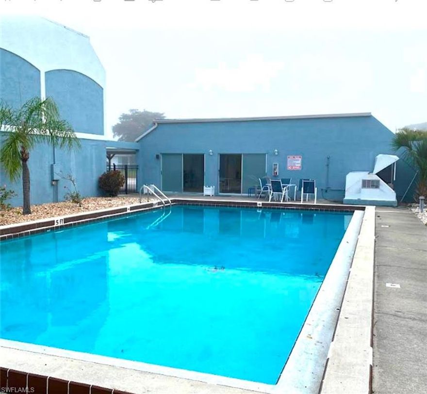 Tenant Occupied - Investors can assume the tenant/lease.  Quiet area, Pool and Clubhouse, very large beautiful one bedroom Upgraded condo in well managed complex in SW Cape.  New Roof 2021, New Water Heater, HVAC 2023.  New flooing.  Well maintained area in SW Cape.  Close to restaurants, grocery shopping, entertainment, close to restaurants and entertainment at Cape Harbour and Tarpon Point.