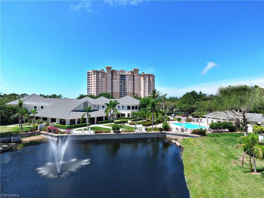 Delight in beautiful gulf views from this stunning 5th floor unit!  This great floor plan boasts 2,048 square feet with 2 bedroom/2 bath plus den and includes an eastern balcony in addition to a western balcony.  Located in the active senior living community of Arbor Trace with exceptional amenities including the 17th level Top of the Pointe Club overlooking the Little Hickory Bay and the Gulf, and the North Naples campus for Hodges University Lifelong Learning classes. Enjoy the use of all club facilities, fine dining, and transportation. Housekeeping and maintenance optional. On-site assisted living and round-the-clock emergency monitoring for peace of mind.
