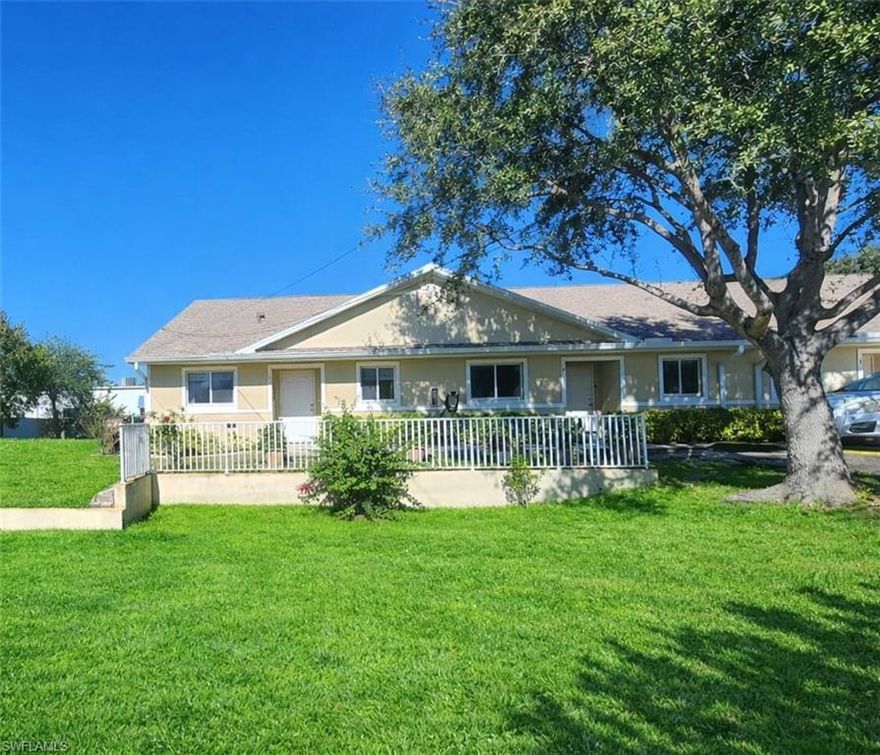 Great Opportunity! This beautiful property is ideally situated , just a short distance from a day care, middle school, perfect for families with children. Don't miss this opportunity! This property offers the convenience of city water and sewer, providing peace of mind and added value for your future investment. 1 parking space assigned, two vehicles allowed on permanents basics. Located in a non-flood zone, the home offers added safety and peace of mind. The roof was replaced just two years ago, ensuring durability and low maintenance for years to come. Inside, you'll find tile flooring throughout the entire home, making cleaning easy and giving the space a sleek, modern feel. Both the living room and the spacious master bedroom feature ceiling fans, providing excellent air circulation . The property also includes a washer and dryer , ready for immediate use. The master bedroom is generously sized, offering plenty of space for rest and relaxation and it opens directly to the lanai, a perfect spot for outdoor enjoyment in a private setting. This home is also connected to city water , ensuring a reliable and consistent water supply. This property truly has all: location, comfort and quality.