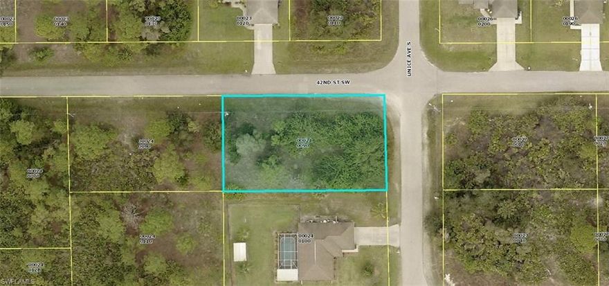 This oversize lot is located in the fastest growing area of town with walking distance to state road 82, about 10 minutes away to southwest Florida international airport easy access to Fort Myers and surrounded area.