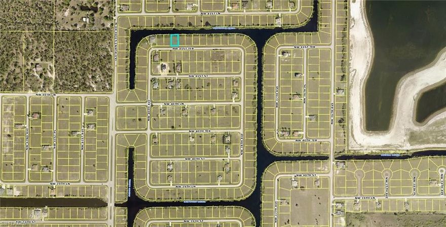 Hurry before the waterfront prices skyrocket !! This Freshwater Lot in the secluded NW Cape Coral area would be perfect to build your dream home. With only neighborhood traffic, this area is very quiet and just off Old Burnt Store Rd. Restaurants and shopping just 10 minutes away. Call today !!