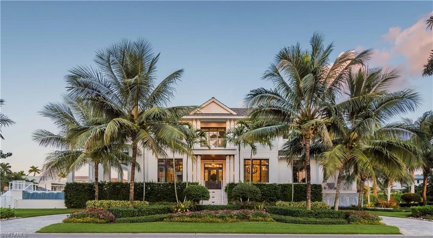 One of the most desirable locations along Gulf Shore Boulevard in Old Naples! Situated just one block from Naples’ sugar sand beaches, this coastal contemporary residence is also in close proximity to the celebrated shops and dining of 3rd Street South! Beautifully finished, the home features 4 bedrooms, a study, and a 5th bedroom converted to an at-home gym with a sauna. Multiple spaces designed for entertainment, both indoors and outdoors. 3-car garage. A rarely available and unique opportunity for residents to enjoy the quintessential Old Naples experience!